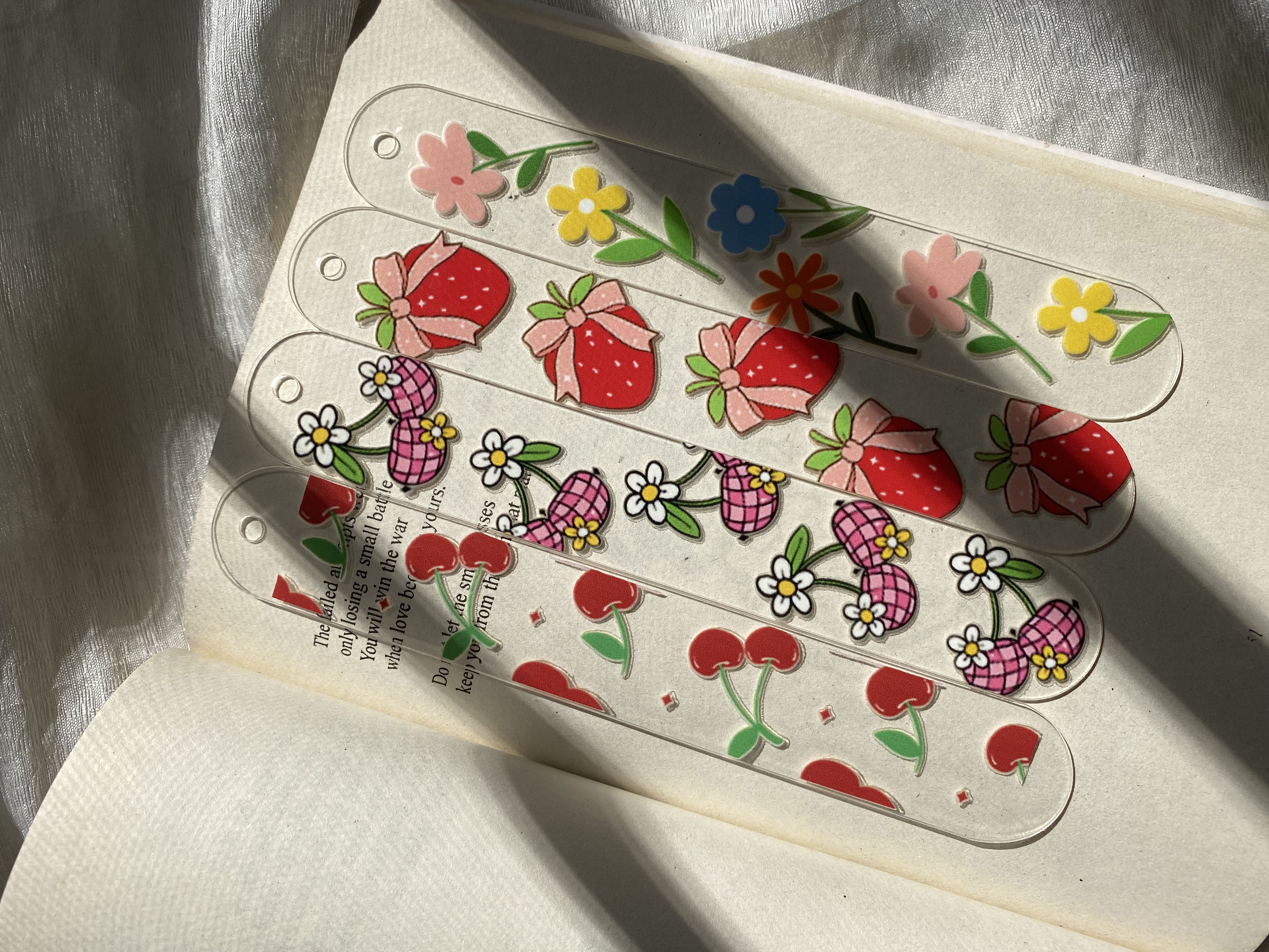 Multicolor Bookmarks Pack of 4